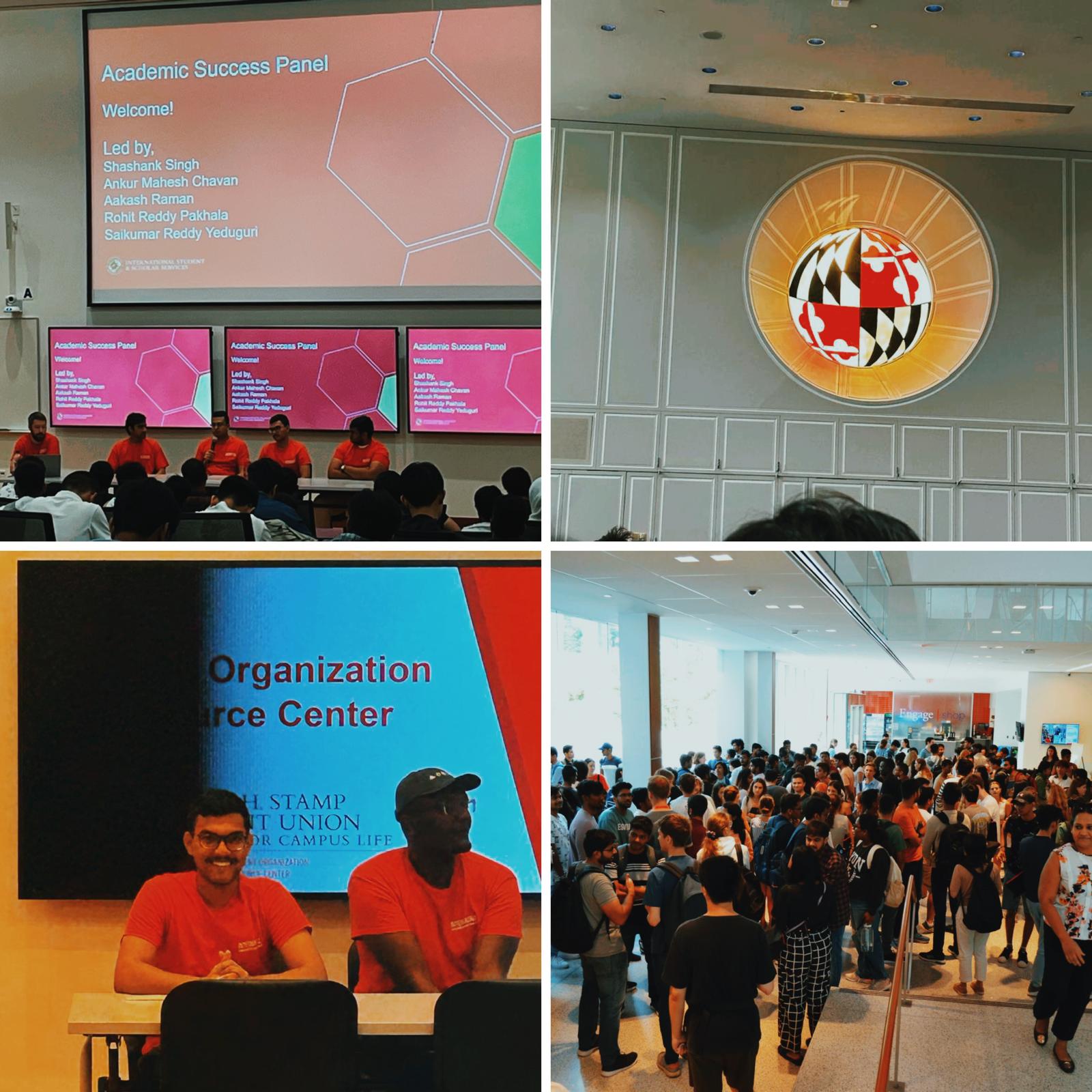 Collage showing Welcome Week events